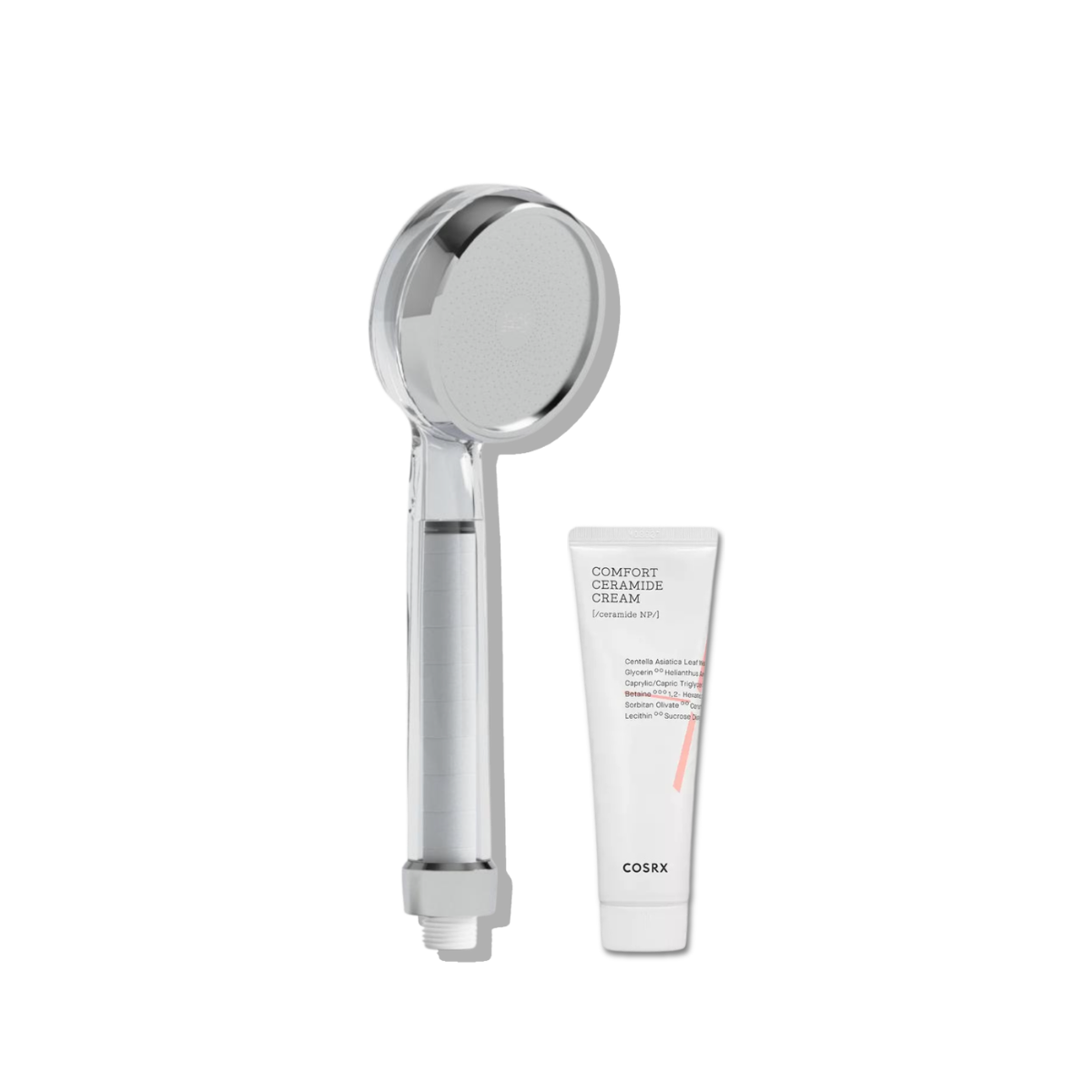 Comfort Bundle — Filtered Showerhead + COSRX Balancium Ceramide Cream