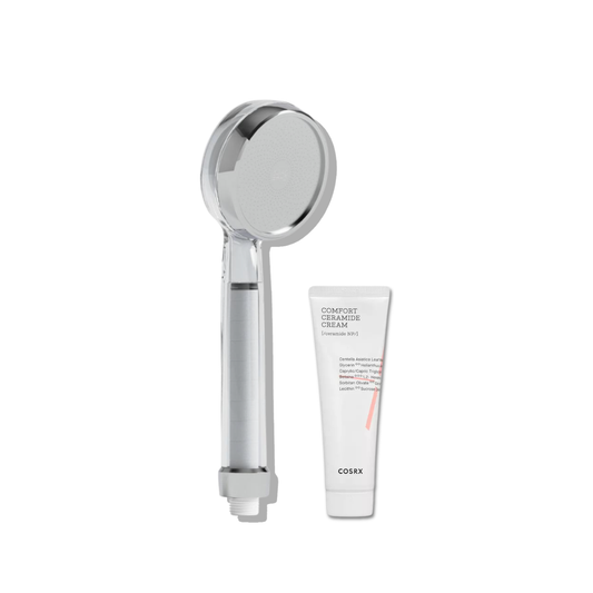 Comfort Bundle — Filtered Showerhead + COSRX Balancium Ceramide Cream